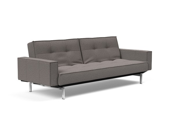 Καναπές Κρεβάτι Splitback Chrome Με Μπράτσα 241*91*80εκ- ( 521)